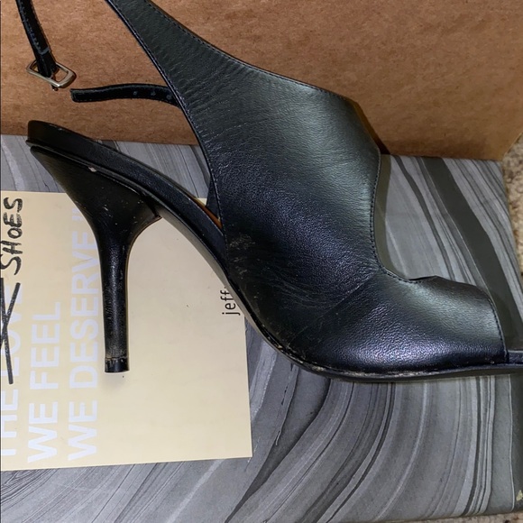 Reformation Adut Cutout High Heel Sandal Black - Picture 6 of 9